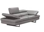 Aurora Premium Leather Loveseat | J&M Furniture