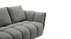 Lennox Fabric Loveseat in Dark Grey | J&M Furniture
