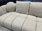 Lennox Fabric Loveseat in Light Grey | J&M Furniture