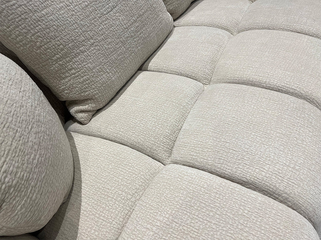 Lennox Fabric Loveseat in Light Grey | J&M Furniture