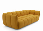 Lennox Fabric Loveseat in Mustard | J&M Furniture