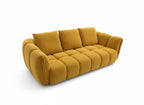 Lennox Fabric Loveseat in Mustard | J&M Furniture