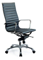 Comfy High Back White Office Chair | J&M Furniture