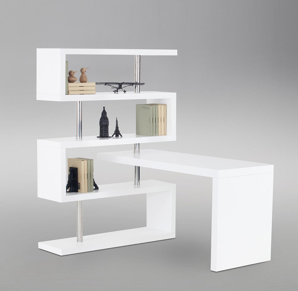 KD02 Modern Office Desk in White | J&M Furniture
