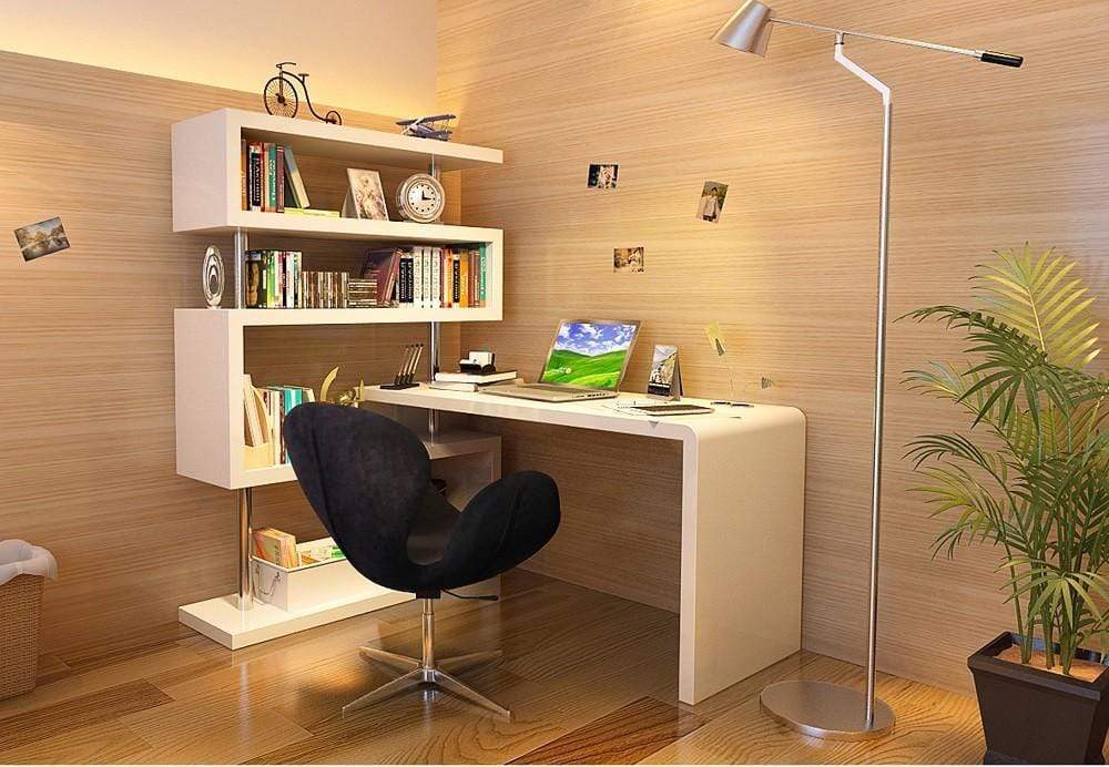 KD02 Modern Office Desk in White | J&M Furniture