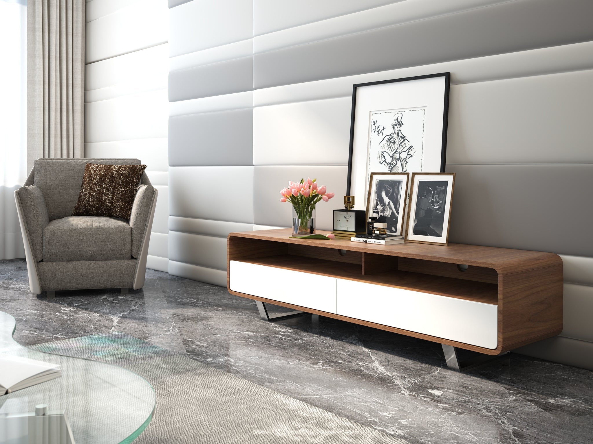 Gramercy TV Stand | J&M Furniture
