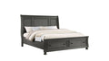 Galaxy Home Jackson King Bed in Gray