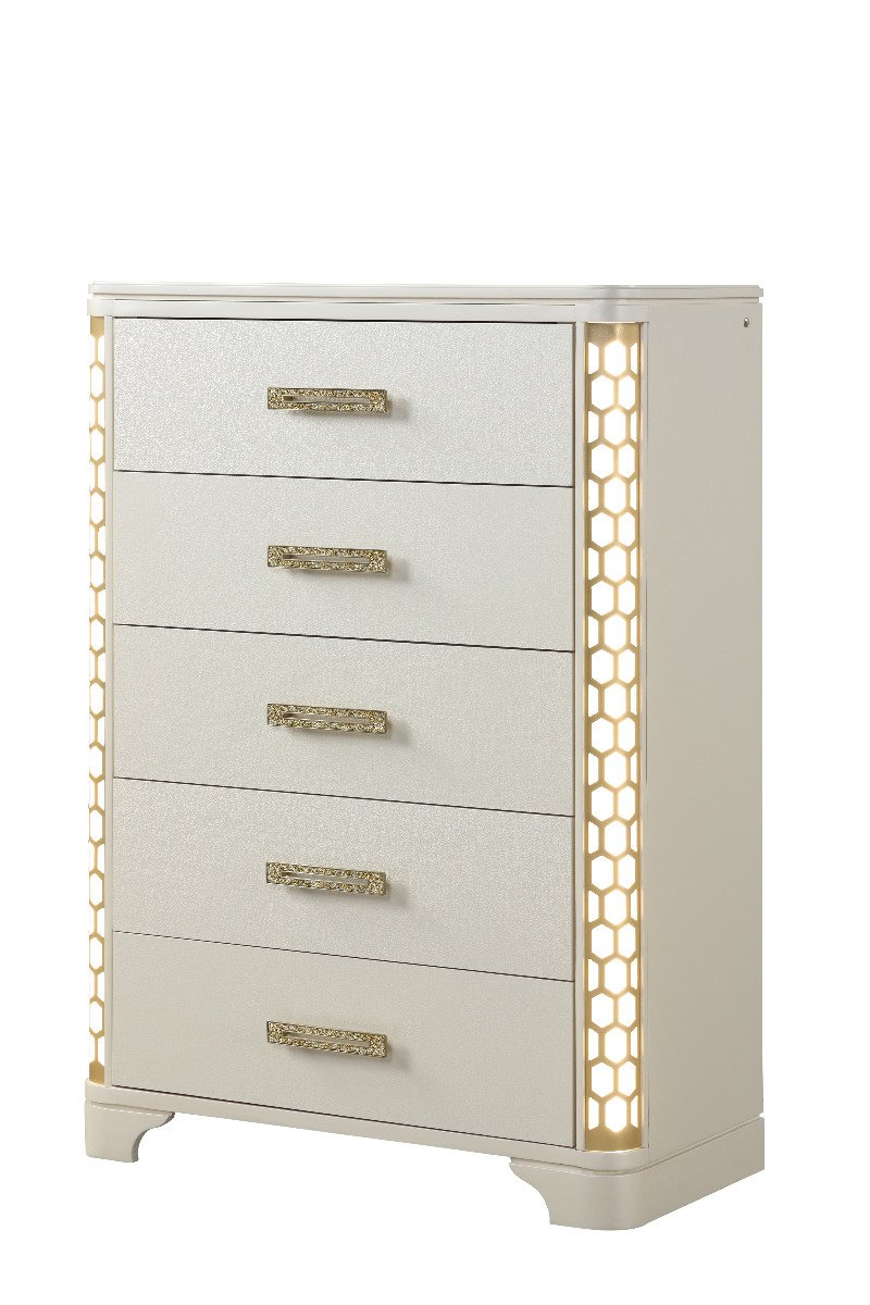 Galaxy Home Jasmine Chest in Beige