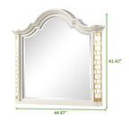 Galaxy Home Jasmine Mirror in Beige