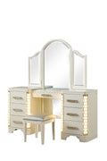 Galaxy Home Jasmine Vanity Set in Beige