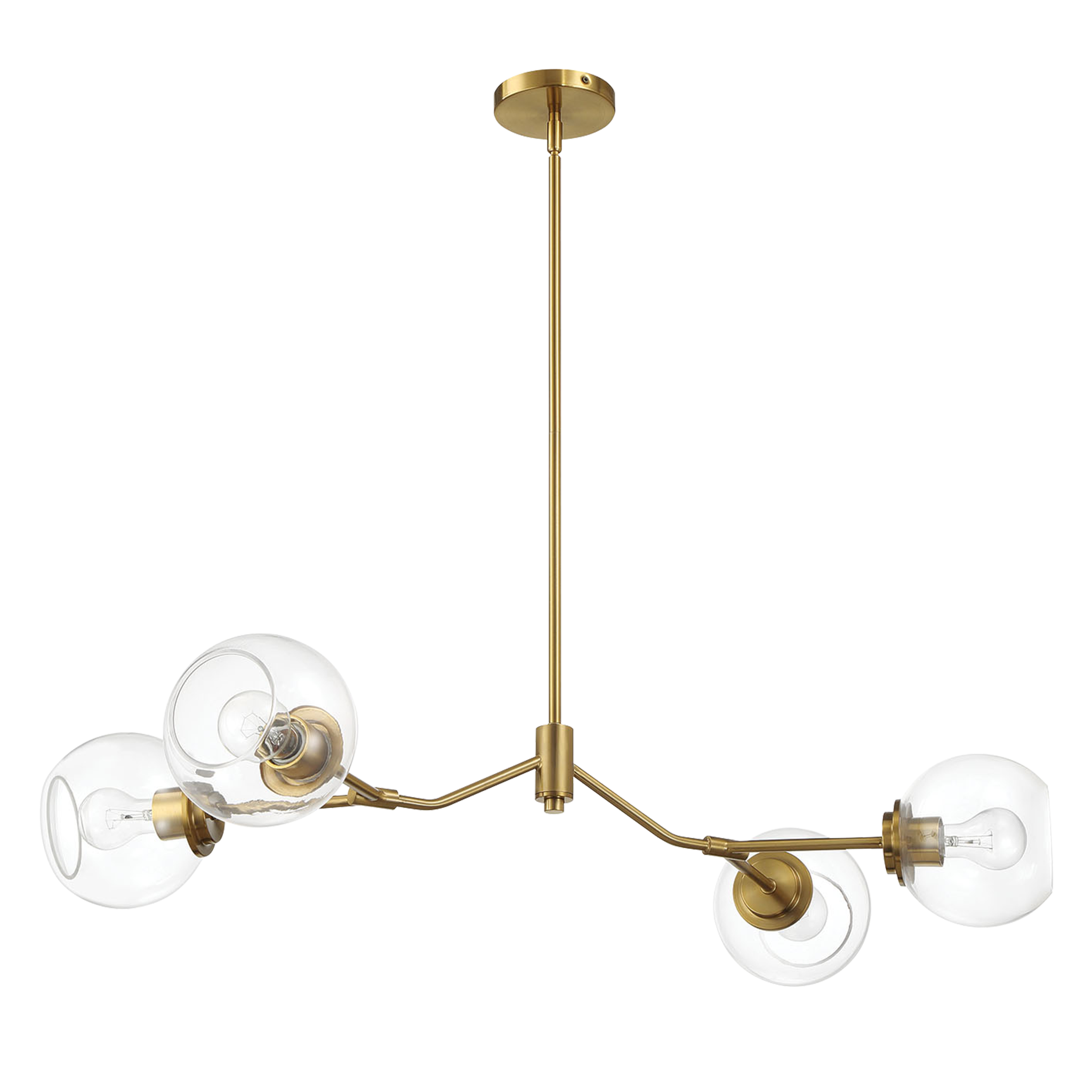 Jewel Four Lights Modern Farmhouse Chandelier