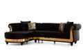 Galaxy Home Julia Sectional In Black