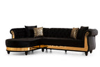 Galaxy Home Julia Sectional In Black
