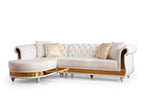 Galaxy Home Julia Sectional In White