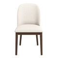 Kaitlyn Beige Fabric Dining Chair (Set Of 2)