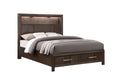 Galaxy Home Kenzo Full Bed in Brown