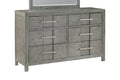 Galaxy Home Kenzo Dresser in Gray