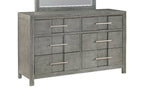 Galaxy Home Kenzo Dresser in Gray