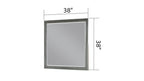 Galaxy Home Kenzo Mirror Gray