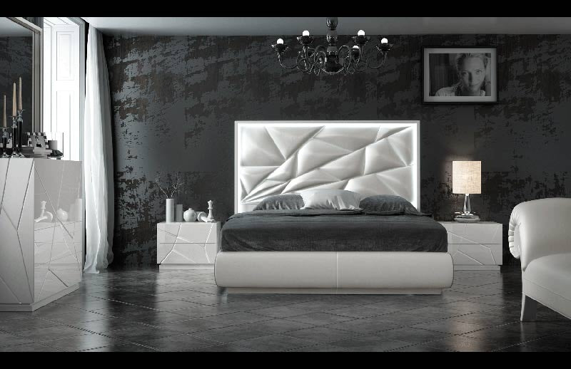 ESF Furniture - Franco Spain Kiu 3 Piece King Bedroom Set - KIUEKB-3SET