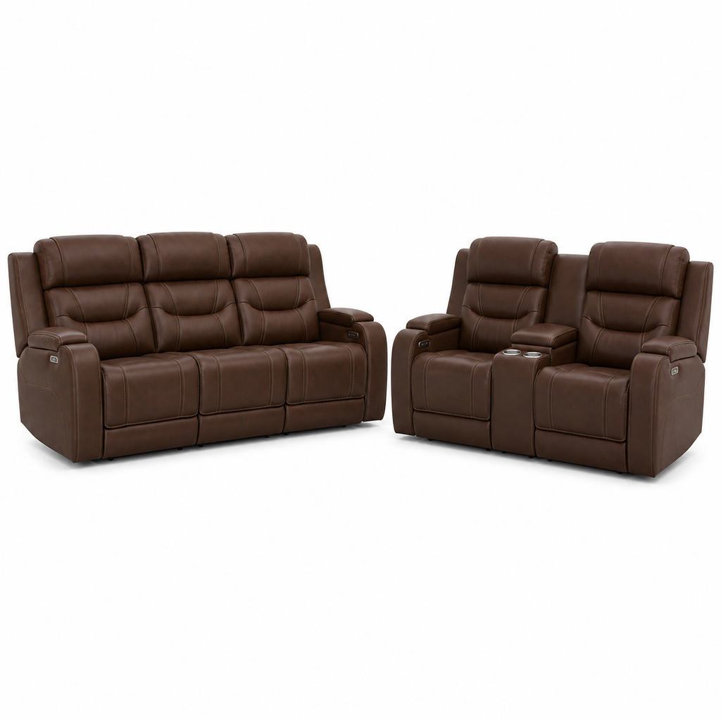 Knightington Motion Sofa and Loveseat Collection