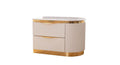 Galaxy Home Laura Gold Detailed Right Nightstand