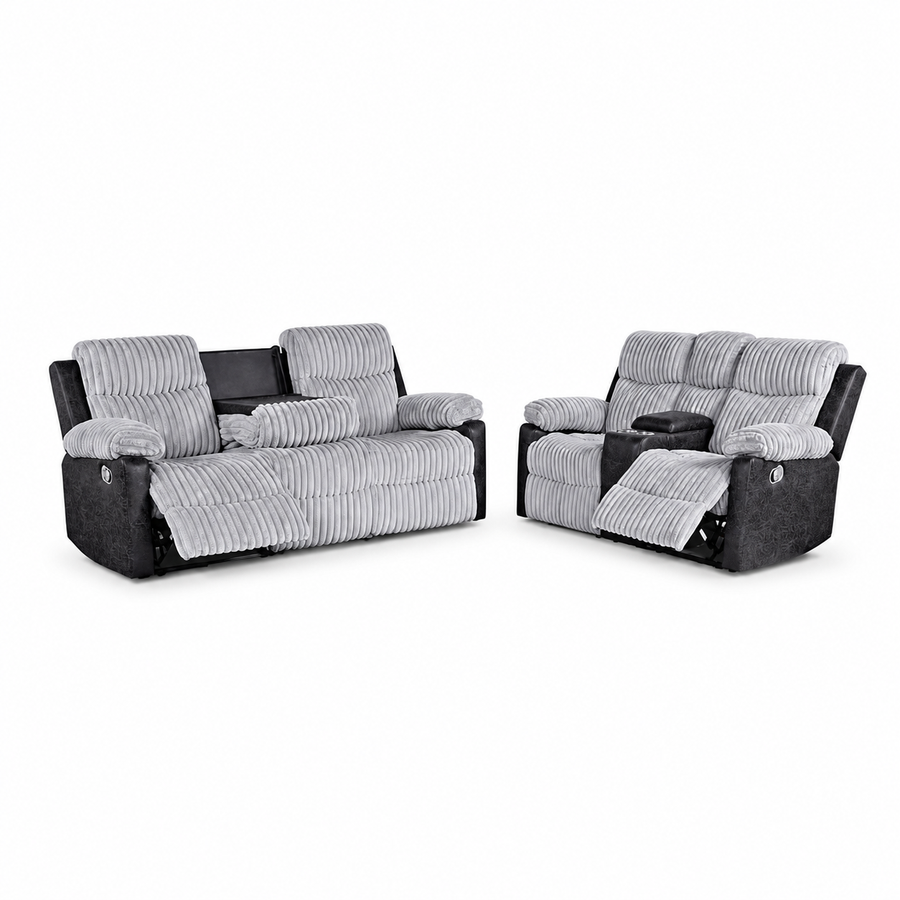 Lexy Grey Two-Tone — Living room set