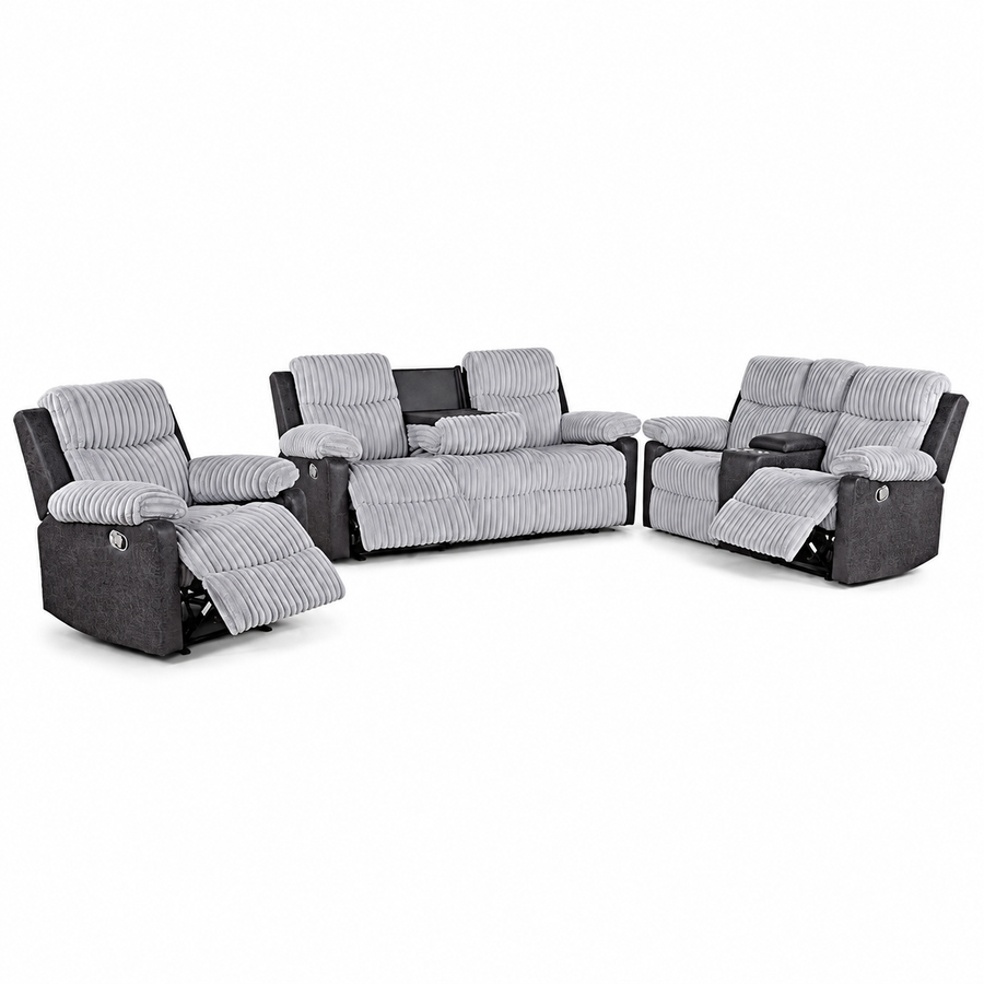 Lexy Grey Two-Tone — Living room set
