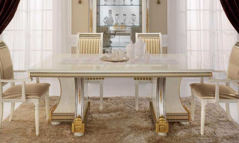 ESF Furniture - Arredoclassic Italy Liberty Rectangular Dining Table w-1 Extension - LIBERTYTABLE