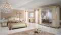 ESF Furniture - Arredoclassic Italy Liberty Euro 5 Piece Queen Bedroom Set - LIBERTYQBVDM-5SET