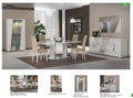 ESF Furniture - Lisa 8 Piece Dining Room Set - LISADTABLE-8SET