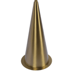 Lisbon Floor Lamp with On/Off Switch Coned Base Hanging White Shade