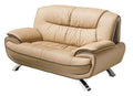 ESF Furniture - 405 Modern Loveseat in Brown - 4052BROWN