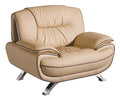 ESF Furniture - 405 Modern Chair in Brown - 4051BROWN