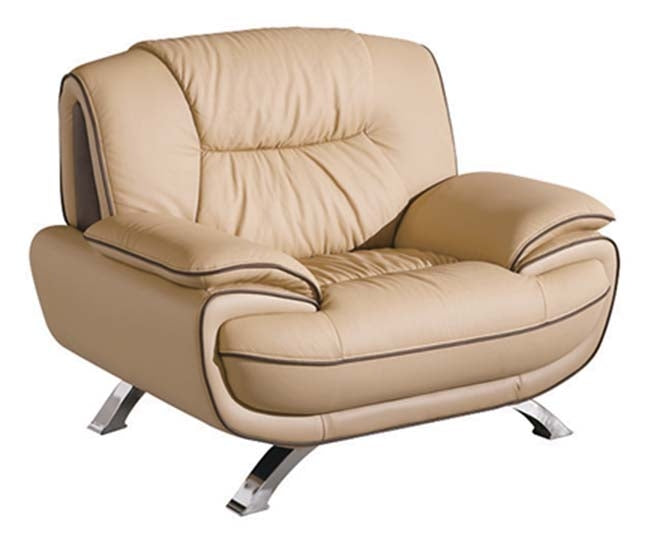 ESF Furniture - 405 Modern Chair in Brown - 4051BROWN