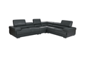 ESF Furniture - Extravaganza Sectional Sofa in Dark Grey - 2119-Dark Grey