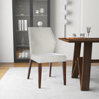 Luca Light Grey Fabric Dining Chair (Set Of 2)