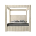Atlam Cream Bed — Exact product detail: Center detail
