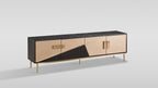 Divolia TV Stand (Black & Grey) — additional view [4]