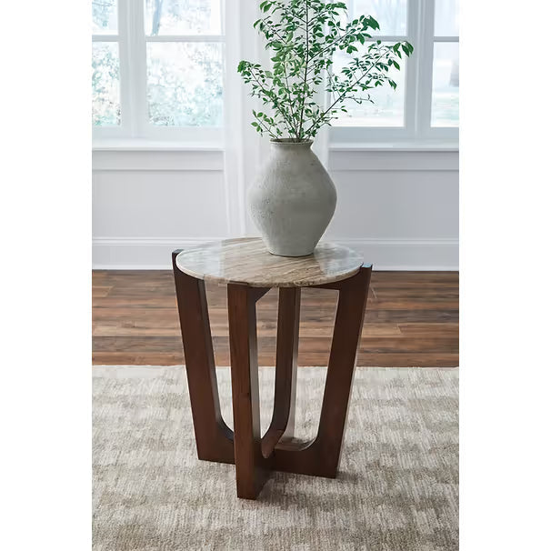 Tanidore Warm Brown — End table only