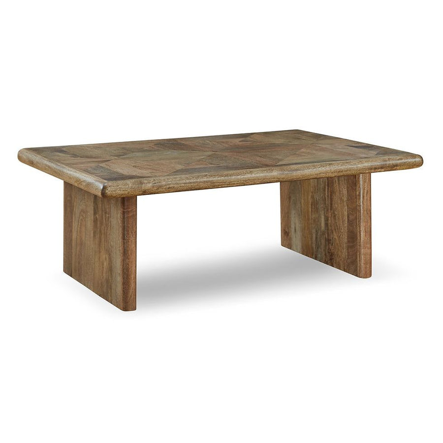 Lawland Light Brown — Coffee table only