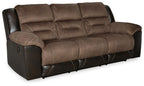 Ashley Earhart chestnut manual reclining sofa [1]