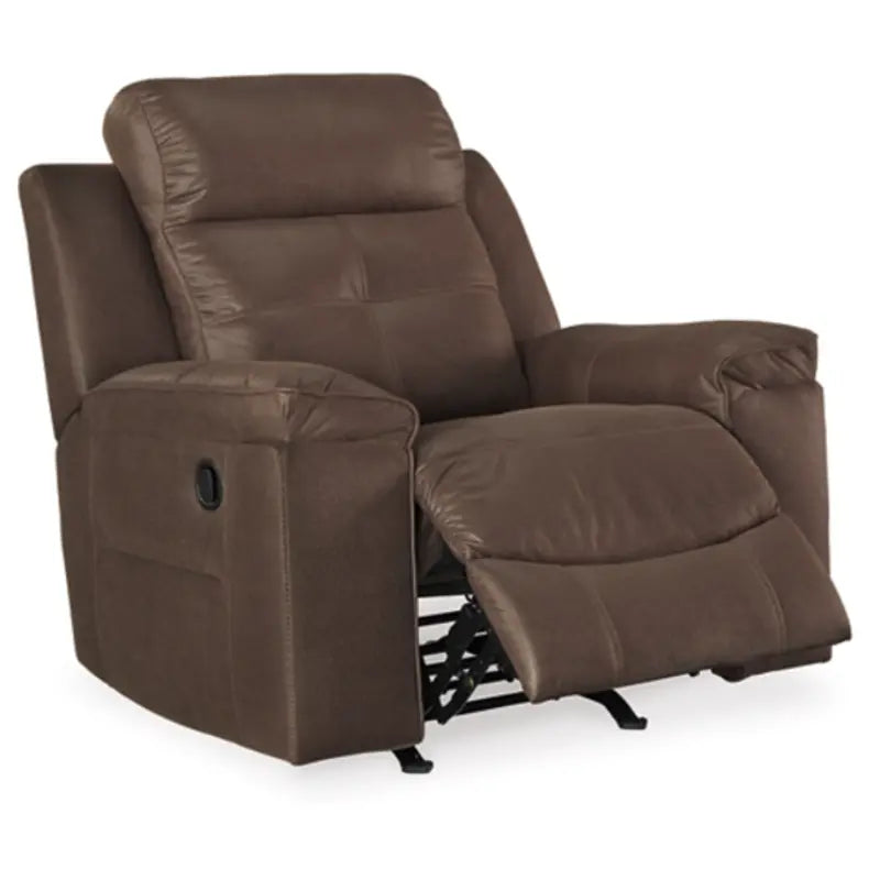 Ashley Jesolo coffee rocker recliner, open position [2]