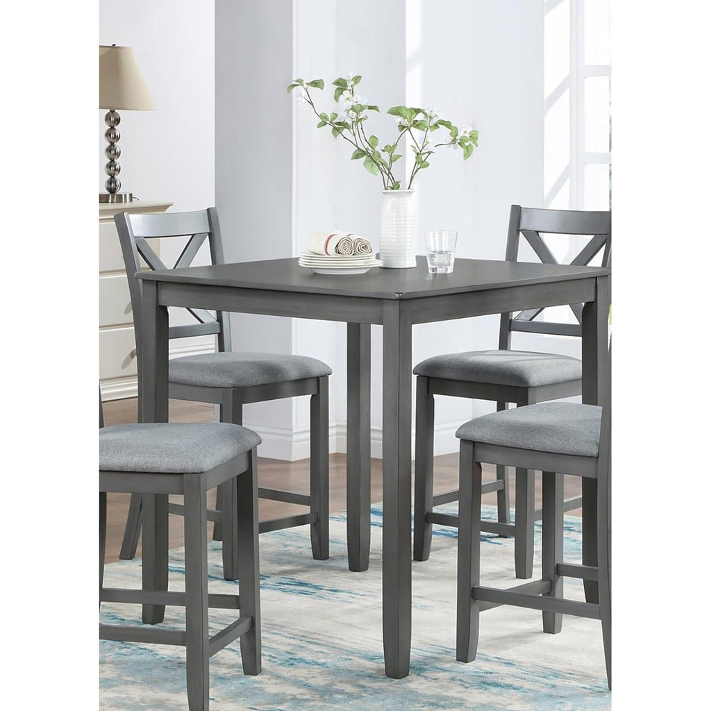 Tahoe Grey Pub Table and 4 Chairs