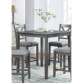 Tahoe Grey Pub Table and 4 Chairs