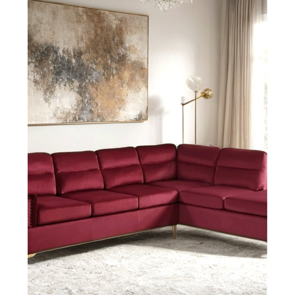 Vogue Red Sectional