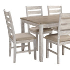D394-425 Ashley 7-Piece Dining Set — Exact product detail: Left-side detail