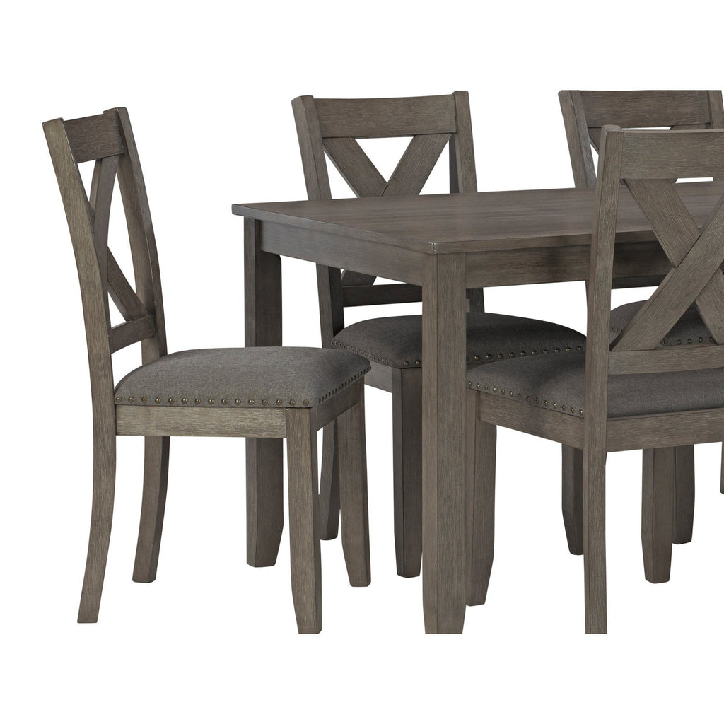 D388-425 - 7-Piece Dining Set — Exact product detail: Left-side detail