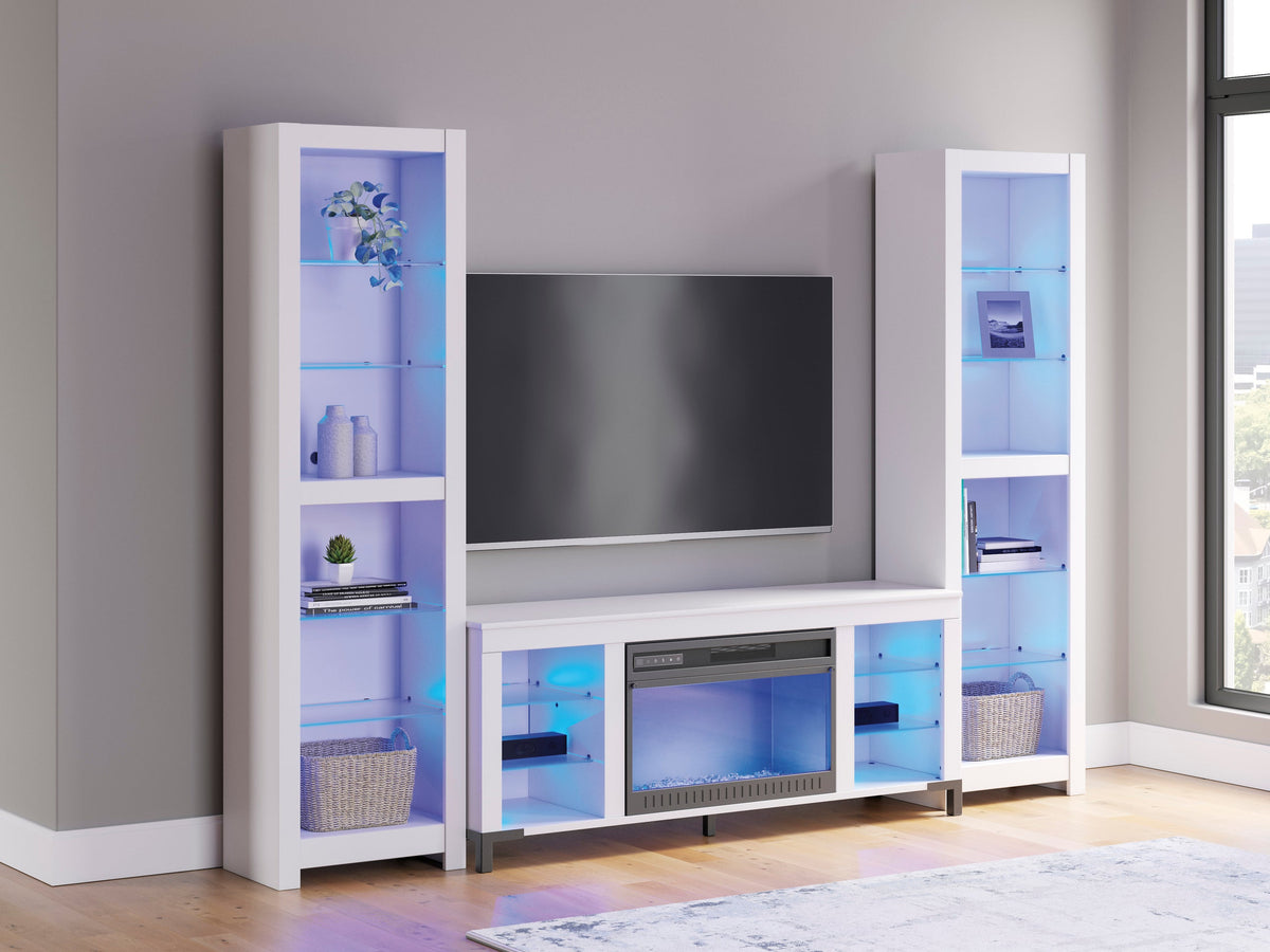 W2722 - TV Stand 59" L w/Fireplace (LED Lights) — additional view [1]