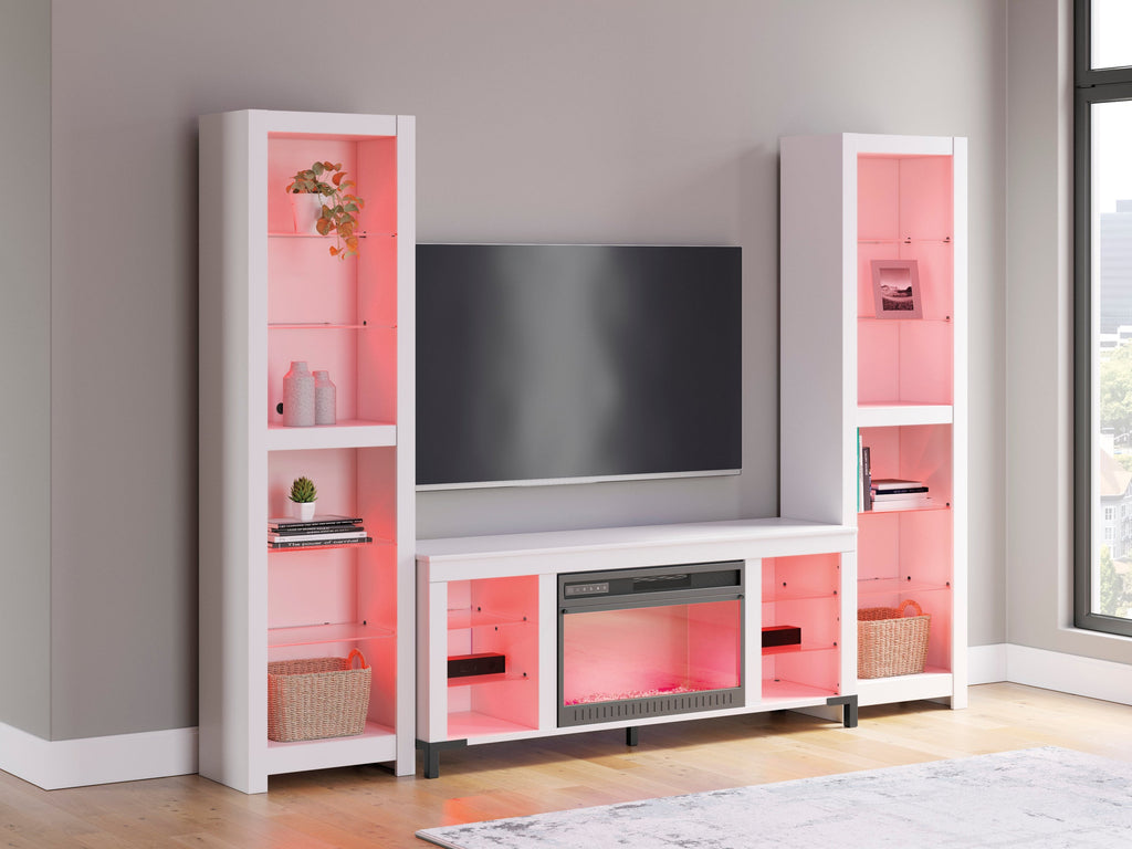 W2722 - TV Stand 59" L w/Fireplace (LED Lights) — additional view [2]